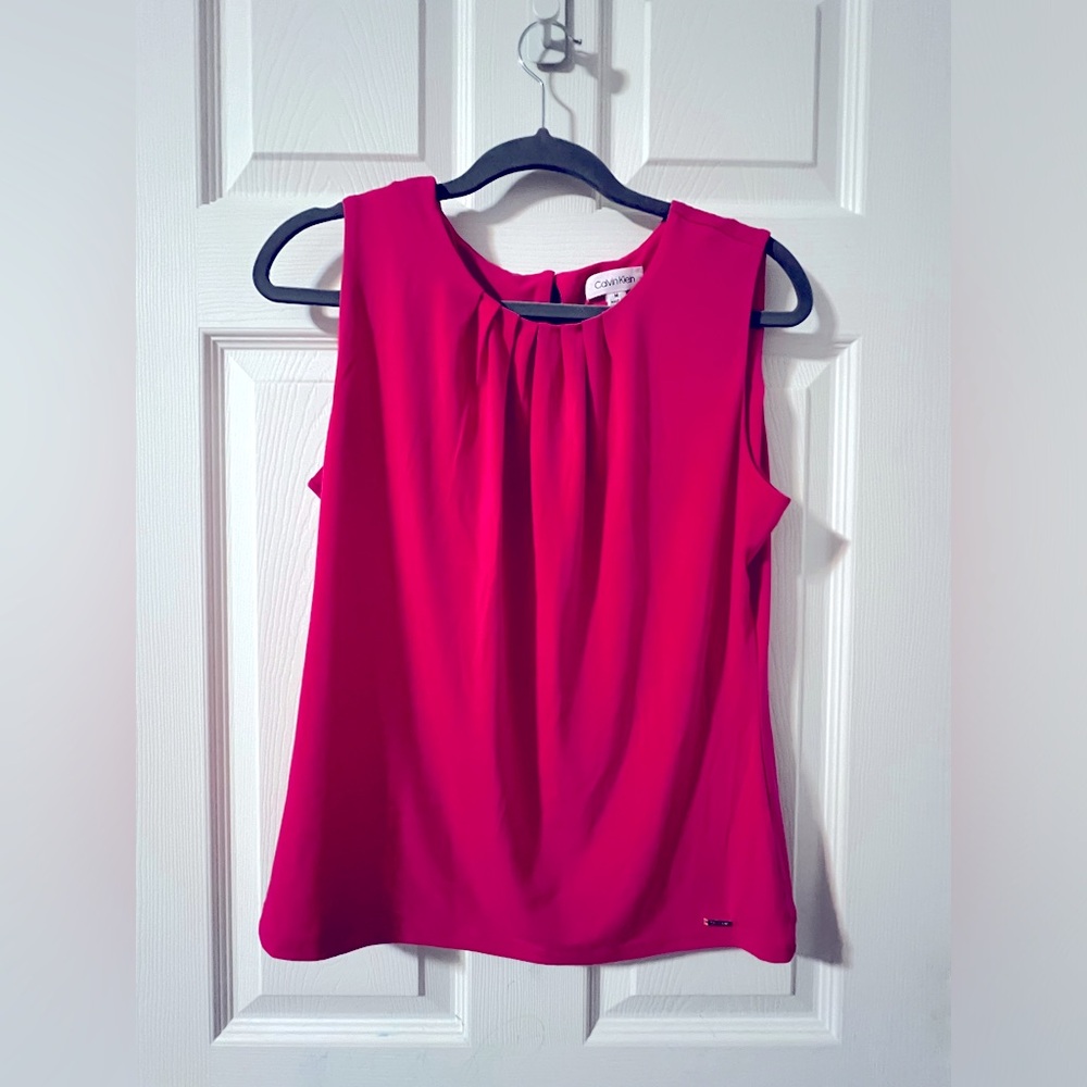 Gorgeous Hot Pink Calvin Klein Blouse